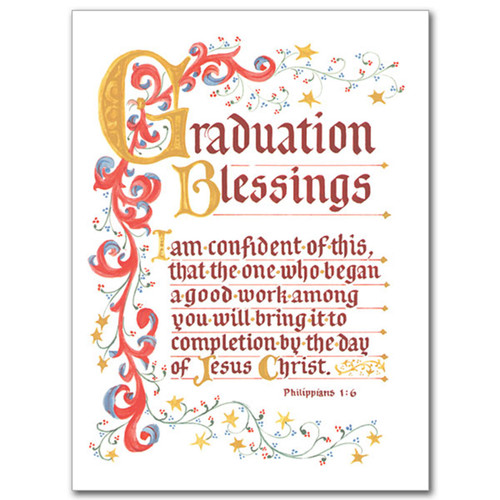 Graduation Card with Prayer