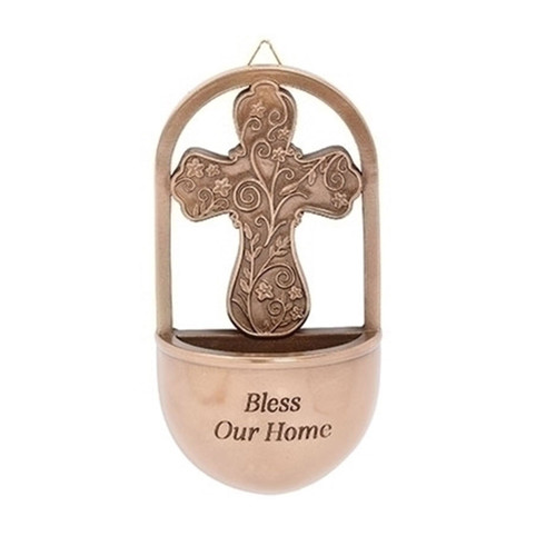 6"H Bless Our Home Water Font