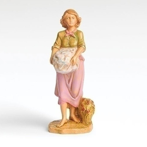 5"H Fontanini Eliana Village Figure & Story Card