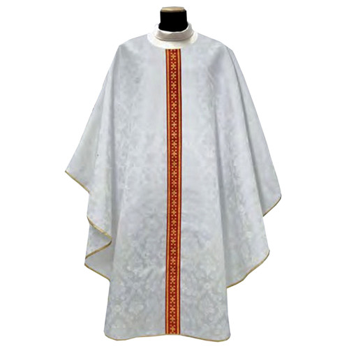 540 Chasuble in Damask  White