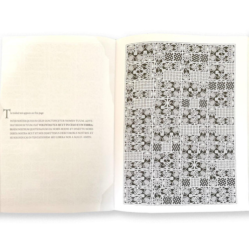 Example of inside pages of the Christian Labyrinths Coloring Book