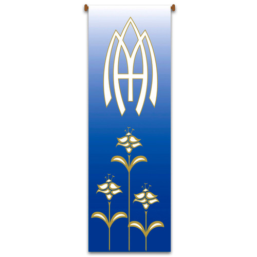 7622 Large Marian Printed Banner 3'x 10'