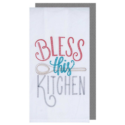 Bless This Kitchen Towel Two piece set