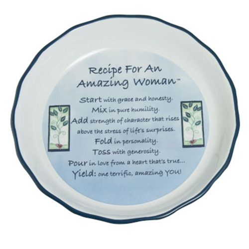 Amazing Woman Pie Plate