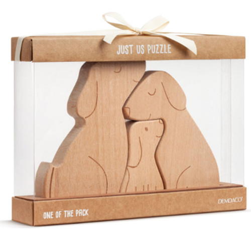 Packaging for the Dog Family Wood Puzzle Packaging for the Dog Family Wood Puzzle