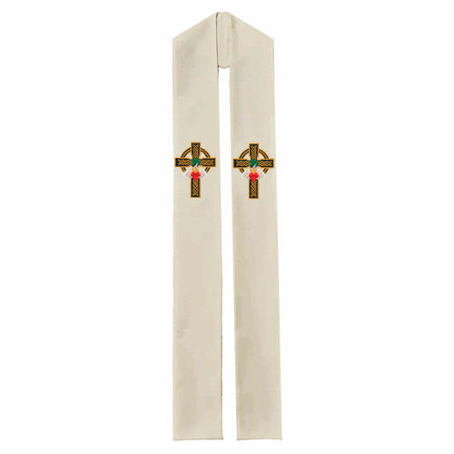 767 Overlay Stole/768 Deacon Stole Off White