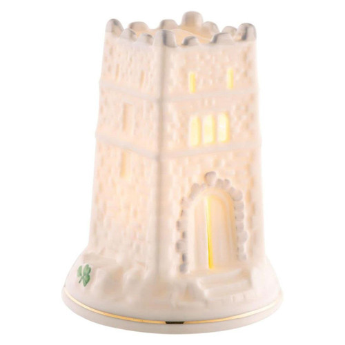 Front of the Belleek LED Monea Castle Light