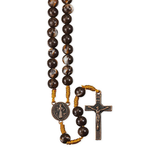 8MM St. Benedict Cord Rosary