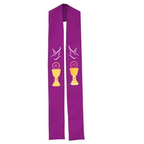 BV 773 Overlay /774 Deacon Stole Purple