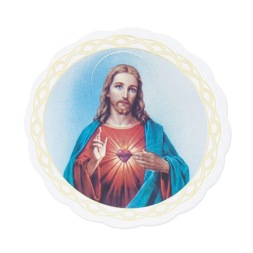 3" Sacred Heart of Jesus Window Sticker