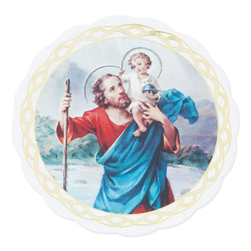 St. Christopher Window Sticker