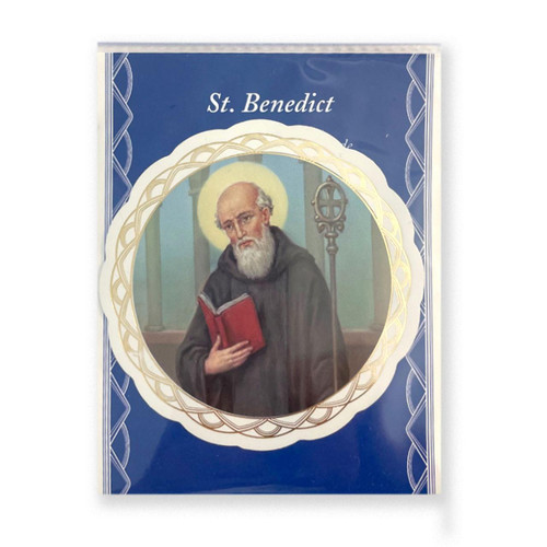 St. Benedict Window Sticker & Prayer Card