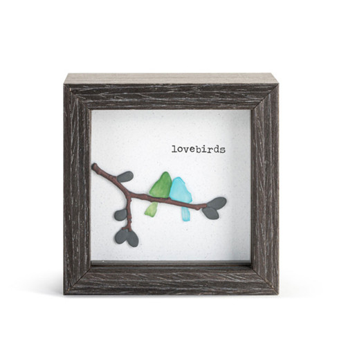 Love Birds Mini Shadow Box