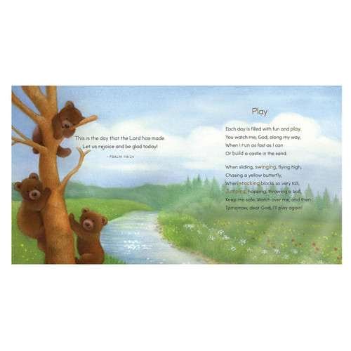 An example of an inside page of Bedtime Prayers for Little Ones