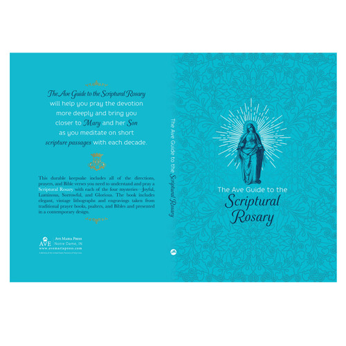 Front and Back cover photo of The Ave Guide to the Scriptural Rosary