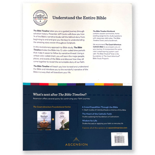 Back Cover of the Bible Timeline Workbook