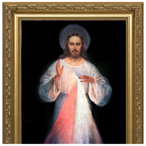 Detail of the Vilnius Divine Mercy Framed Print