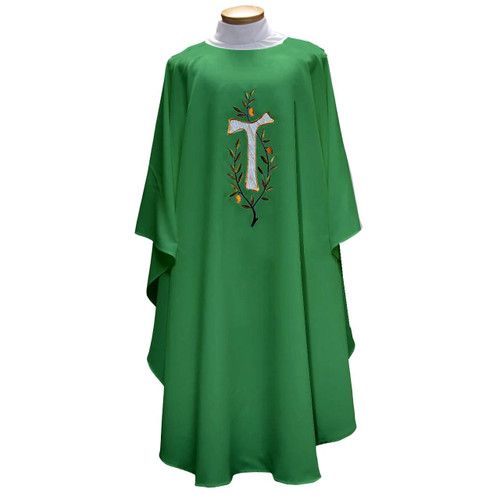 BV 2032 Chasuble with Tau Cross Kelly