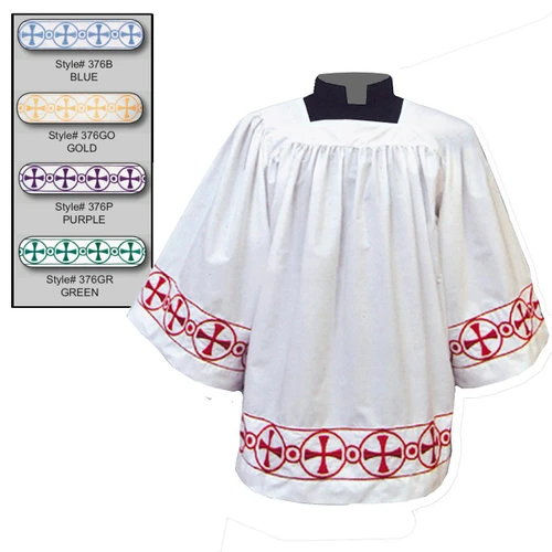 376 Surplice w/ Color Banding