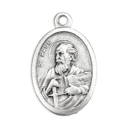 Saint Paul the Apostle Ox Medal measures 1"H