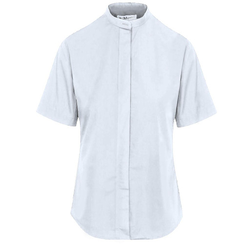 352 Women's Neckband Blouse in White