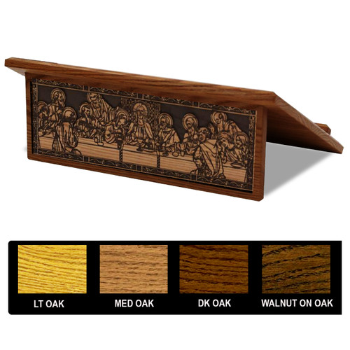 MJ-M2 Missal Stand with Carved Last Supper