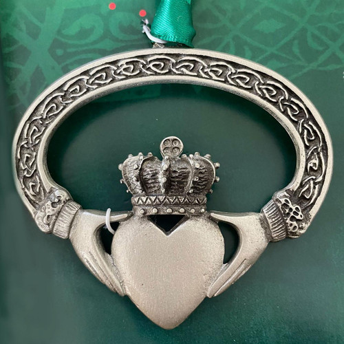 Detail of the Irish Claddagh Ornament