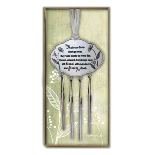 Those We Love Memorial Wind Chime in packaging