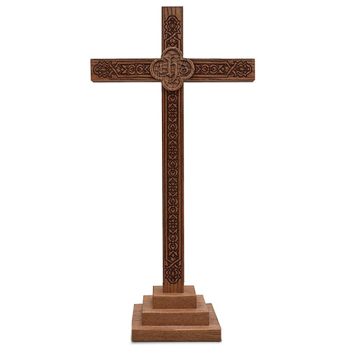 MJ4151P 24" Oak Altar Cross