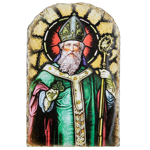 Detail of the St. Patrick Tile Plaque