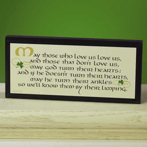 Mini Humorous Irish Plaque