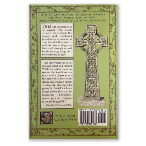 Back cover of the Saint Patrick Apostle of Ireland