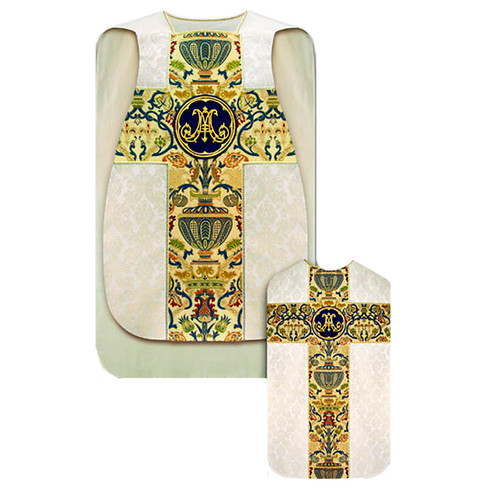 3837 Marian Roman-Style Chasuble