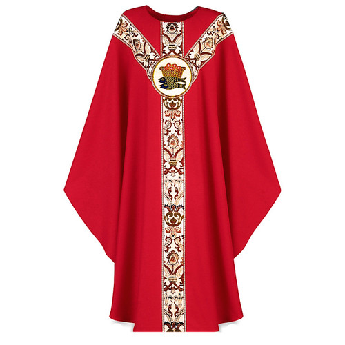 3362 Gothic Chasuble with Regina Banding