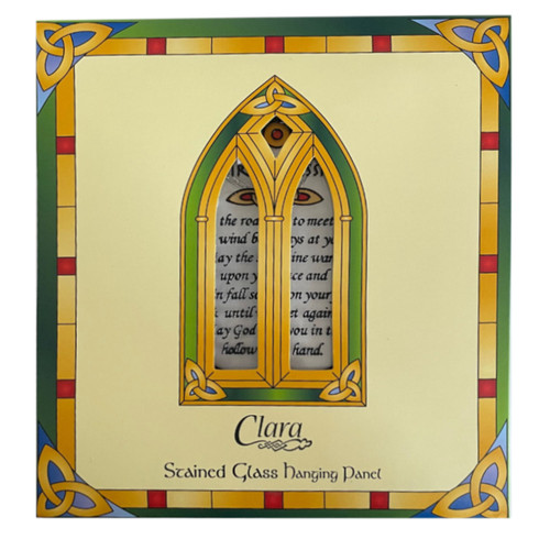 Irish Blessing Glass Panel front of packaging