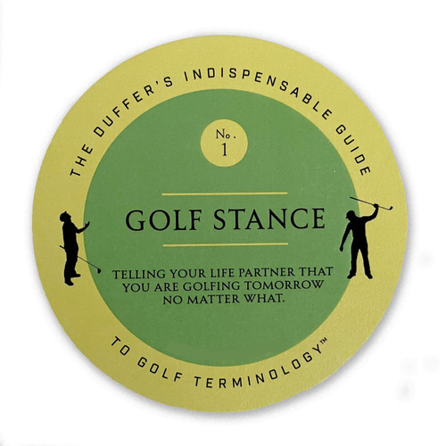 No. 1 Companion Coaster to Duffer's Guide To Golf Terminology