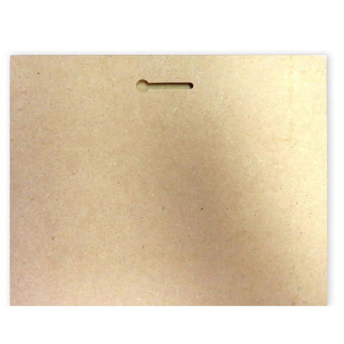 Back key hole of the 11x14 St. Patrick Icon
