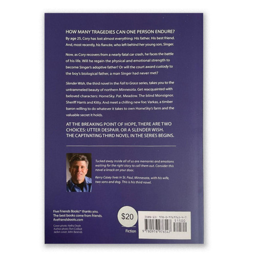 Back cover of Slender Wish by Kerry Casey