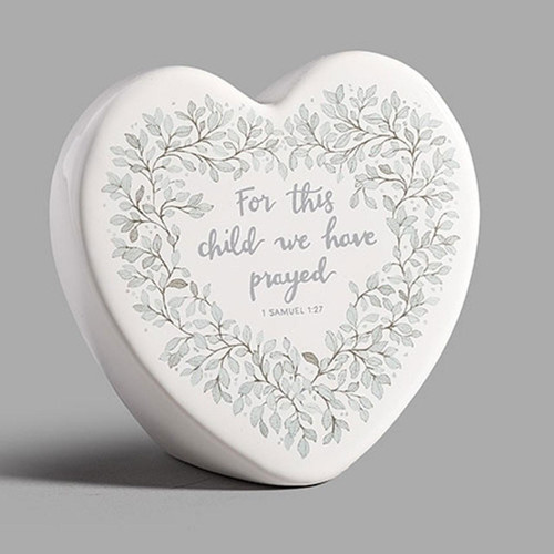 Ceramic Child Heart Keepsake