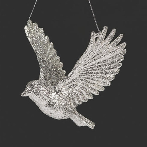 Glitter Dove Ornament