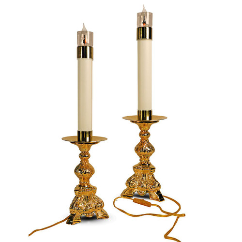 K862 Electric Candlestick with Plug-in Cord