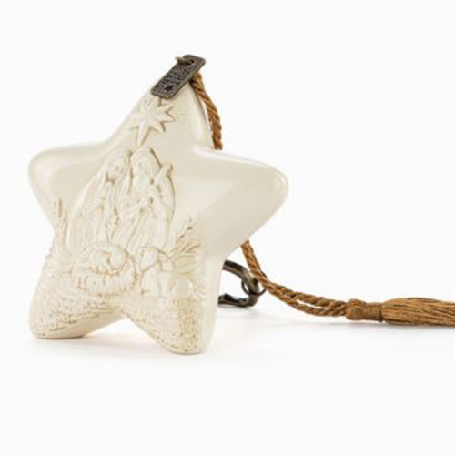 Side View of the Christmas Nativity Art Star with Key Side View of the Christmas Nativity Art Star with Key