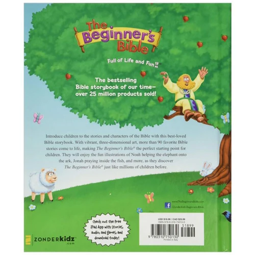 Back cover of The Beginner's Bible
