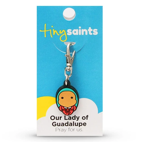 Guadalupe Tiny Saints Charm Clip