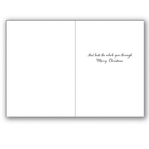 Inside of the Cardinal Spirit Christmas Card