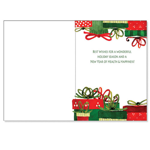 Inside the Set of Happy Holidays Cards