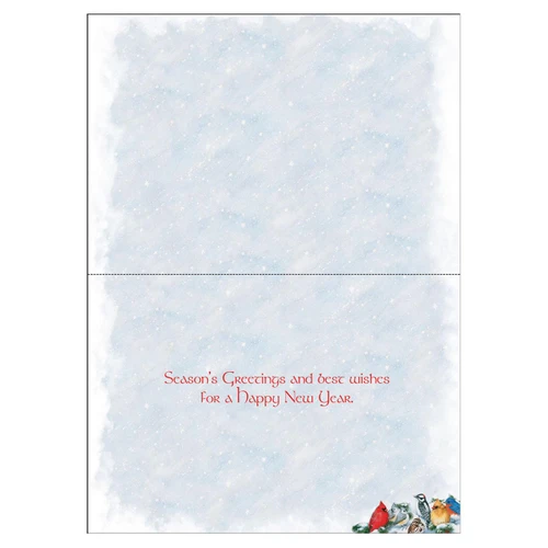 Inside design of the Set of Peace Christmas Cards