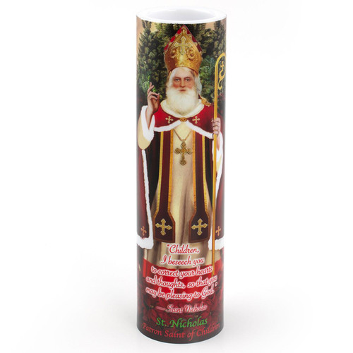 2X8 LED St. Nicholas Candle