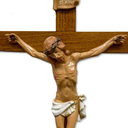 Detail of the 12IN Fontanini Wall Crucifix