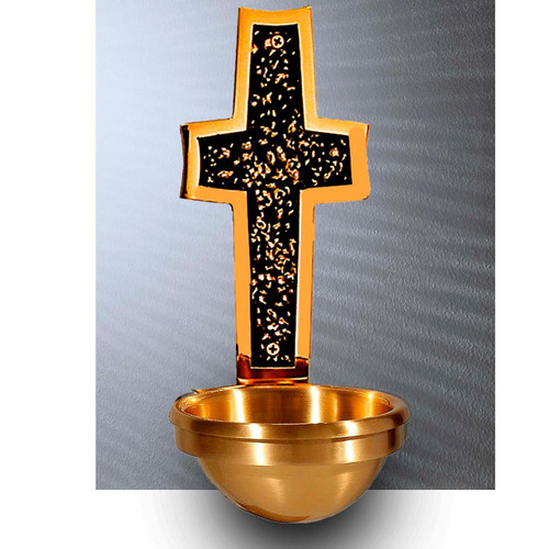 77HWF29 Bronze Holy Water Font